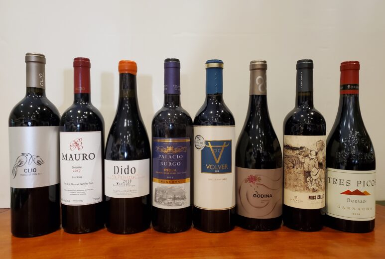 Spanish Wines red flight